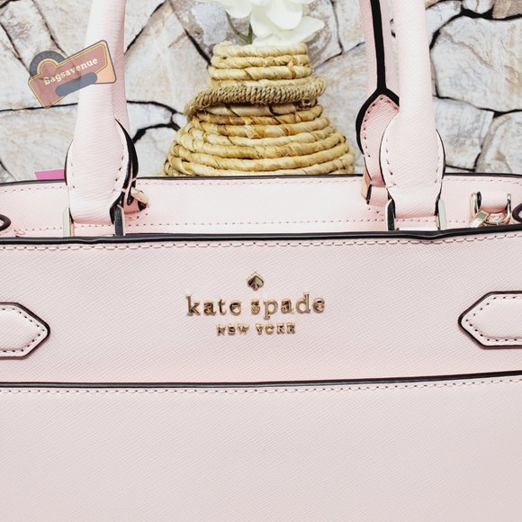 #bagsavenue fast ship staci medium crossbody satchel top chalk pink kate spade - Picture 4 of 6